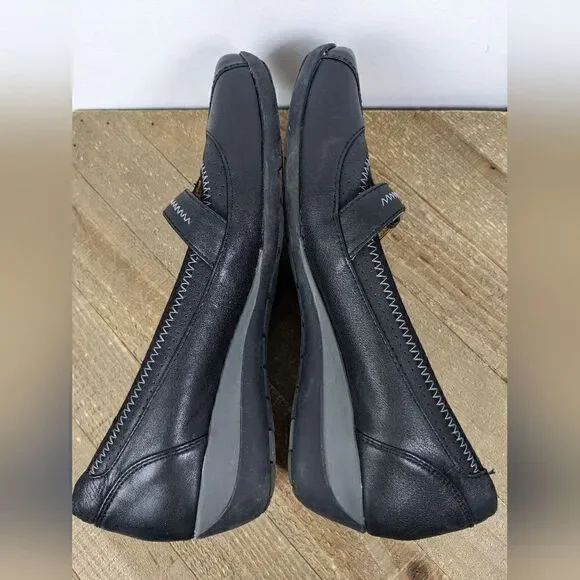 Naturalizer Olympia black leather slip on shoes comfort work size 6.5 - Picture 4 of 8